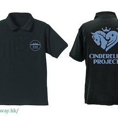 偶像大師 灰姑娘女孩 (加大)「346 PRO」黑色 Polo Shirt 346 PRO Polo Shirt / BLACK-XL【The Idolm@ster Cinderella Girls】