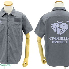 偶像大師 灰姑娘女孩 (大碼)「346 PRO」灰色 工作襯衫 346 Pro Patch Base Work Shirt / GRAY-L【The Idolm@ster Cinderella Girls】