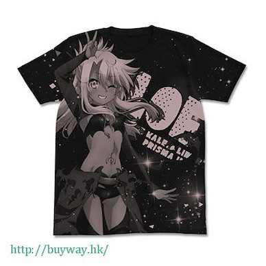 Fate系列 (中碼)「克洛伊·馮·愛因茲貝倫」All Print 黑色 T-Shirt Chloe All Print T-Shirt / BLACK-M【Fate Series】