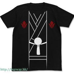 機動戰士高達系列 : 日版 (加大)「鐵華團」羽織袴 黑色 T-Shirt