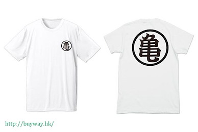 龍珠 (細碼)「龜仙流」吸汗快乾 白色 T-Shirt Kame Senryuu Dry T-shirt / WHITE-S【Dragon Ball】