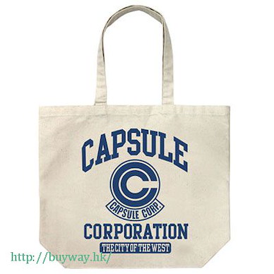 龍珠 「膠囊公司」米白 大容量 手提袋 Capsule Corporation Large Tote Bag / NATURAL【Dragon Ball】