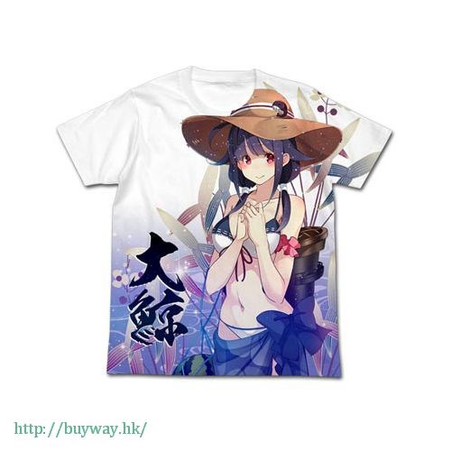 艦隊 Collection -艦Colle- : 日版 (細碼)「大鯨」白色 全彩 T-Shirt
