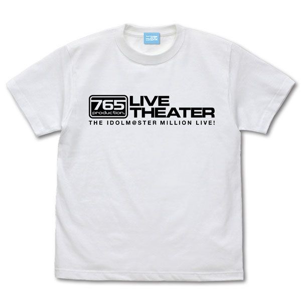 偶像大師 百萬人演唱會！ : 日版 (細碼) 765PRO LIVE THEATER 白色 T-Shirt