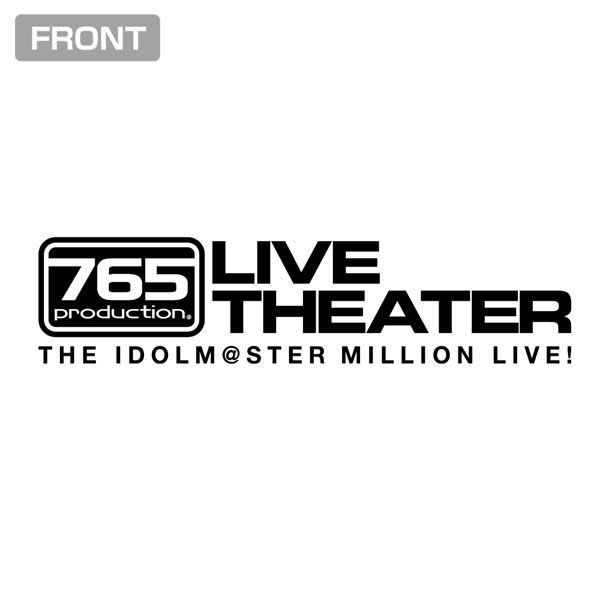 偶像大師 百萬人演唱會！ : 日版 (大碼) 765PRO LIVE THEATER 白色 T-Shirt