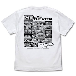 偶像大師 百萬人演唱會！ : 日版 (大碼) 765PRO LIVE THEATER 白色 T-Shirt