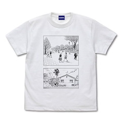 平屋慢生活 (加大) 作品名場面 白色 T-Shirt Famous Scene T-Shirt /WHITE-XL【Hirayasumi】