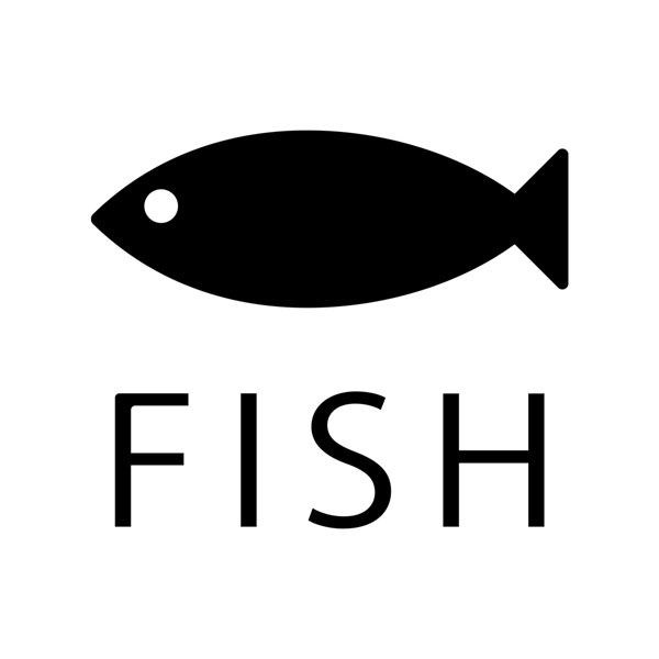 平屋慢生活 : 日版 (細碼) FISH 白色 T-Shirt