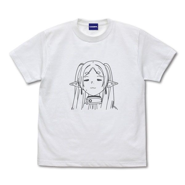 葬送的芙莉蓮 : 日版 (細碼)「芙莉蓮」隱瞞表情 白色 T-Shirt