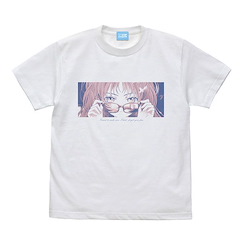 我喜歡的女孩忘記戴眼鏡 (大碼)「三重同學」白色 T-Shirt Ai Mie T-Shirt /WHITE-L【The Girl I Like Forgot Her Glasses】
