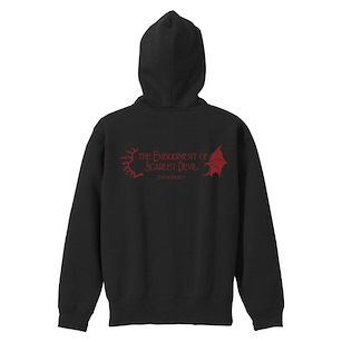 東方Project 系列 (加大)「蕾米莉亞 + 芙蘭朵露」黑色 連帽拉鏈外套 Scarlet Devil Land Zip Hoodie /BLACK-XL【Touhou Project Series】