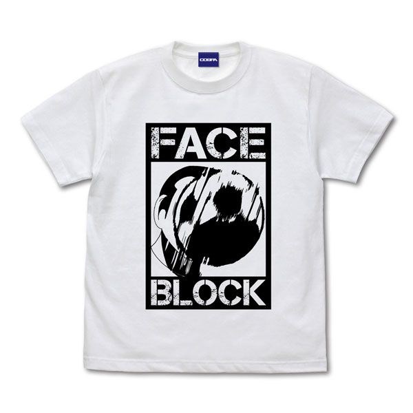 足球小將 : 日版 (中碼) Season2 Jr Youth FACE BLOCK 白色 T-Shirt