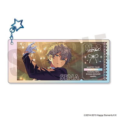 偶像夢幻祭 「瀨名泉」極光紀念門票 掛飾 Memorial Aurora Ticket Charm -SHUFFLE- 7. Sena Izumi【Ensemble Stars!】