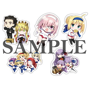 Fate系列 「TYPE-MOON學園」模切貼紙 (5 枚入) TYPE-MOON Academy Chibichuki! Big Size Die-cut Sticker 5 Set【Fate Series】