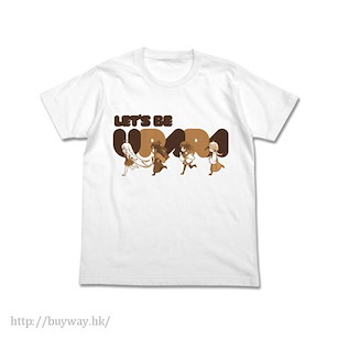 烏菈菈迷路帖 (加大)「Let's Be Urara」白色 T-Shirt Urara Meirocho T-Shirt / WHITE - XL【Urara Meirocho】