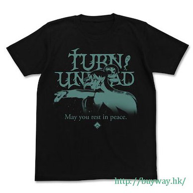 為美好的世界獻上祝福！ (中碼)「阿克婭」黑色 T-Shirt Aqua no Turn Undead T-Shirt / BLACK-M【KonoSuba: God's Blessing on This Wonderful World!】