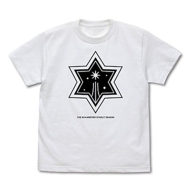 偶像大師 星耀季節 (大碼)「THE iDOLM@STER Starlit Season」白色 T-Shirt T-Shirt /WHITE-L【The Idolm@ster Starlit Season】