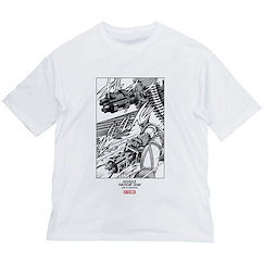 三一萬能俠系列 : 日版 (加大)「Getter 1」原作版 ミサイルマシンガンVer. 半袖 白色 T-Shirt