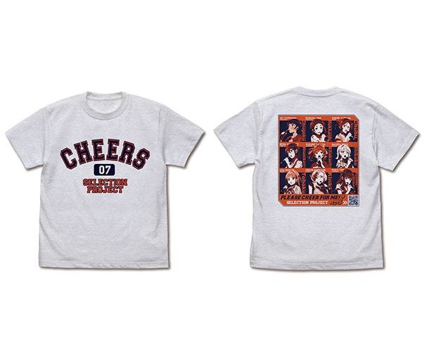 SELECTION PROJECT : 日版 (細碼)「CHEERS」霧灰 T-Shirt
