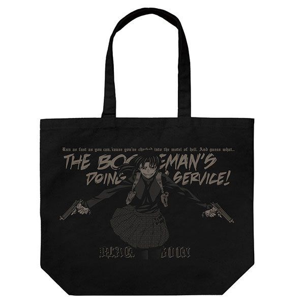 黑礁 : 日版 「萊薇」THE BOOGIEMAN'S DOING FROM SERVICE 黑色 大容量 手提袋