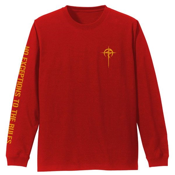 機動戰士高達系列 : 日版 (中碼)「馬法狄」閃光之凱薩衛 長袖 紅色 T-Shirt