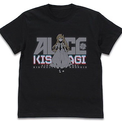 戰鬥員派遣中！ (大碼)「如月愛麗絲」黑色 T-Shirt Bishoujo Type Andoroid Created by Kisaragi "Alice Kisaragi" T-Shirt /BLACK-L【Combatants Will Be Dispatched!】