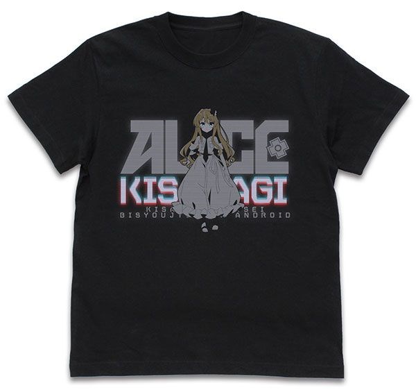 戰鬥員派遣中！ : 日版 (細碼)「如月愛麗絲」黑色 T-Shirt
