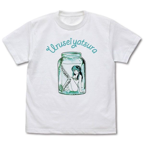 山T女福星 : 日版 (加大)「阿琳」在瓶子裡 白色 T-Shirt