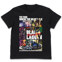黑礁 : 日版 (加大) 全彩 黑色 T-Shirt