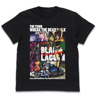 黑礁 (加大) 全彩 黑色 T-Shirt Full Color T-Shirt /BLACK-XL【Black Lagoon】