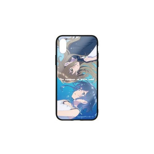 白沙的Aquatope : 日版 「海咲野空空琉 + 宮澤風花」iPhone [X, Xs] 強化玻璃 手機殼