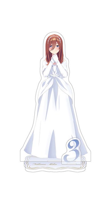 五等分的新娘 「中野三玖」映畫 緍紗 Ver. 亞克力企牌 Acrylic Stand Miku Wedding Dress【The Quintessential Quintuplets】