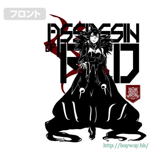 Fate系列 : 日版 (中碼)「赤 Assassin」白色 T-Shirt