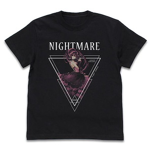 約會大作戰 (加大)「時崎狂三」NIGHTMARE 黑色 T-Shirt Light Novel ver. [Nightmare] Kurumi Tokisaki T-Shirt /BLACK-XL【Date A Live】