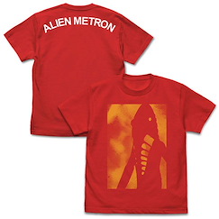 超人系列 (加大)「美特隆星人」紅色 T-Shirt Ultra Seven Alien Metron Silhouette T-Shirt /RED-XL【Ultraman Series】