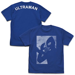 超人系列 (中碼)「超人」寶藍色 T-Shirt Ultraman Silhouette T-Shirt /ROYAL BLUE-M【Ultraman Series】