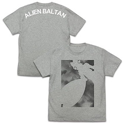 超人系列 (細碼)「巴魯坦星人」混合灰色 T-Shirt Alien Baltan Silhouette T-Shirt /MIX GRAY-S【Ultraman Series】