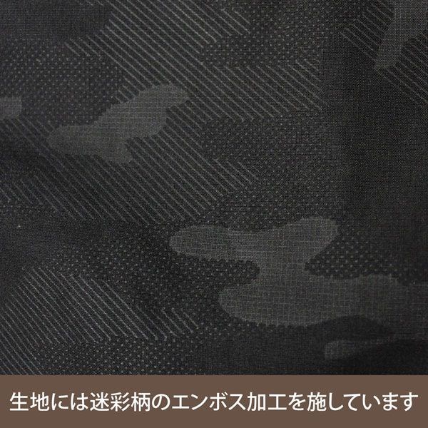 新日本職業摔角 : 日版 (加大)「NJPW」獅子標誌 木黑 連帽拉鏈外套