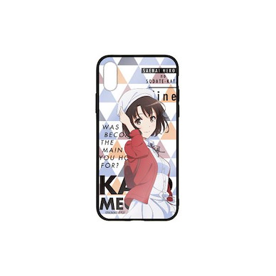 不起眼女主角培育法 「加藤惠」私服 ver. iPhone [X, Xs] 強化玻璃 手機殼 Megumi Kato Tempered Glass iPhone Case Casual Wear ver./X, Xs【Saekano: How to Raise a Boring Girlfriend】