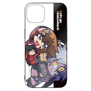 遊戲王 系列 「遊城十代 + 尤貝爾」iPhone [13] 強化玻璃 手機殼 Yu-Gi-Oh! GX Jaden & Yubel Day out Tempered Glass iPhone Case /13【Yu-Gi-Oh!】