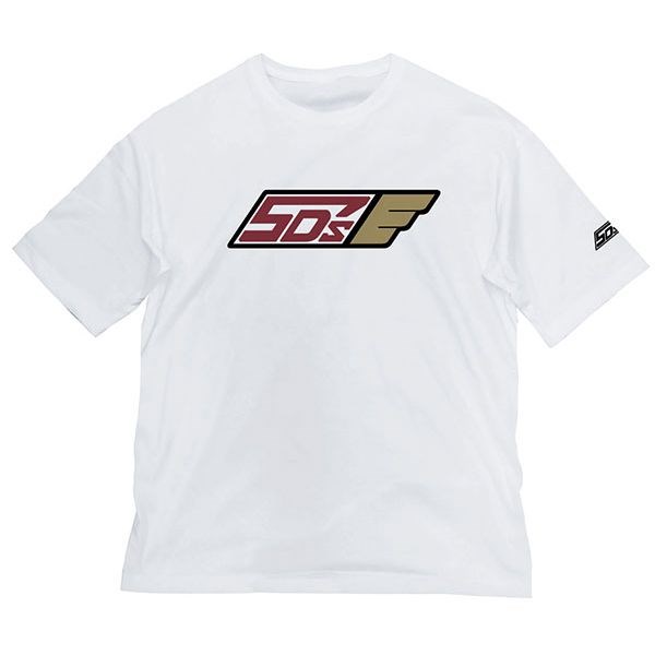 遊戲王 系列 : 日版 (大碼)「5D's隊」寬鬆 白色 T-Shirt