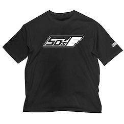 遊戲王 系列 : 日版 (大碼)「5D's隊」寬鬆 黑色 T-Shirt