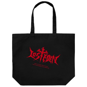 VISUAL PRISON 視覺監獄 「LOS†EDEN」黑色 大容量 手提袋 TV Anime LOStEDEN Logo Large Tote Bag /BLACK【Visual Prison】