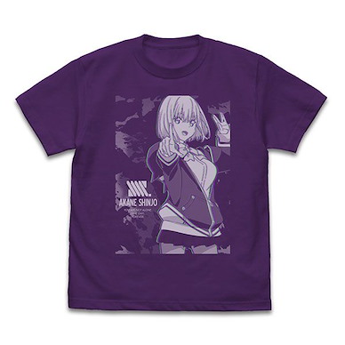 SSSS.Gridman (大碼)「新條茜」紫色 T-Shirt Akane Shinjo Effect Visual T-Shirt /PURPLE-L【SSSS.Gridman】
