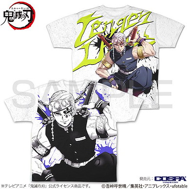 鬼滅之刃 (加大)「宇髄天元」雙面 全彩 T-Shirt Tengen Uzui Double-sided Full Graphic T-Shirt /XL【Demon Slayer: Kimetsu no Yaiba】