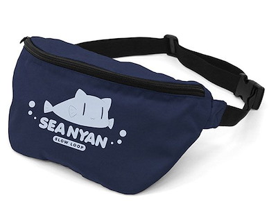 SLOW LOOP 「SEANYAN」深藍色 單肩袋 Sea Nyan Sling Backpack /NAVY【SLOW LOOP】
