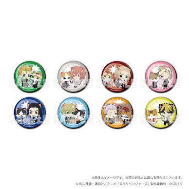 東京復仇者 收藏徽章 なめ猫插圖 (8 個入) Nameneko Can Badge (8 Pieces)【Tokyo Revengers】