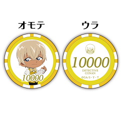 名偵探柯南 「安室透」籌碼 (5 枚入) Casino Chip Style Coins 5 Set Amuro Toru【Detective Conan】
