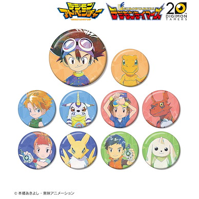 數碼暴龍系列 「數碼暴龍 + 馴獸師之王」Ani-Art 收藏徽章 (10 個入) "Digimon Series" & "Digimon Tamers" Ani-Art Can Badge (10 Pieces)【Digimon Series】