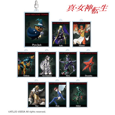 女神轉生系列 「真·女神轉生」亞克力匙扣 惡魔 Ver. (10 個入) Shin Megami Tensei Demon Acrylic Key Chain (10 Pieces)【Megami Tensei Series】